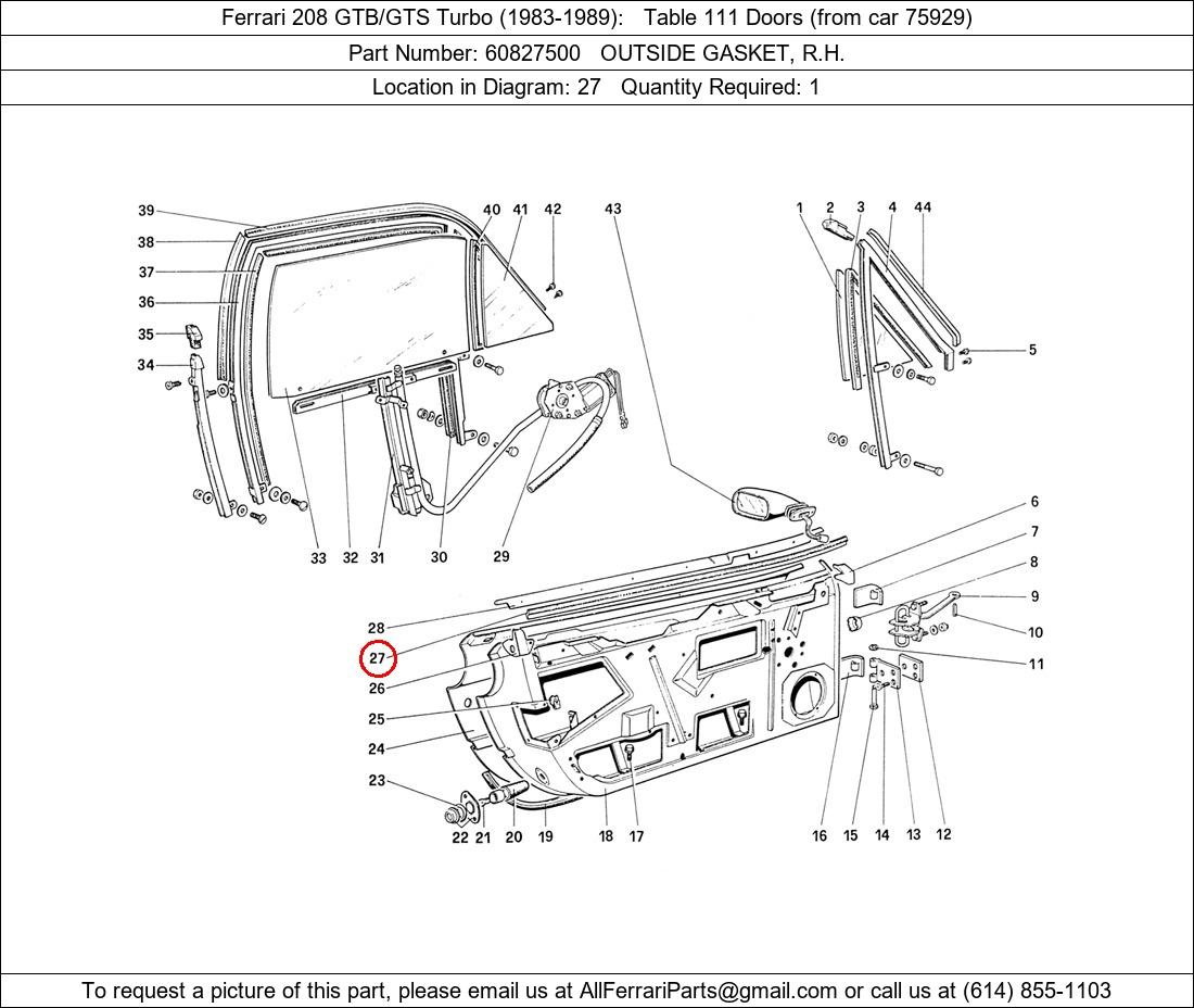 Ferrari Part 60827500