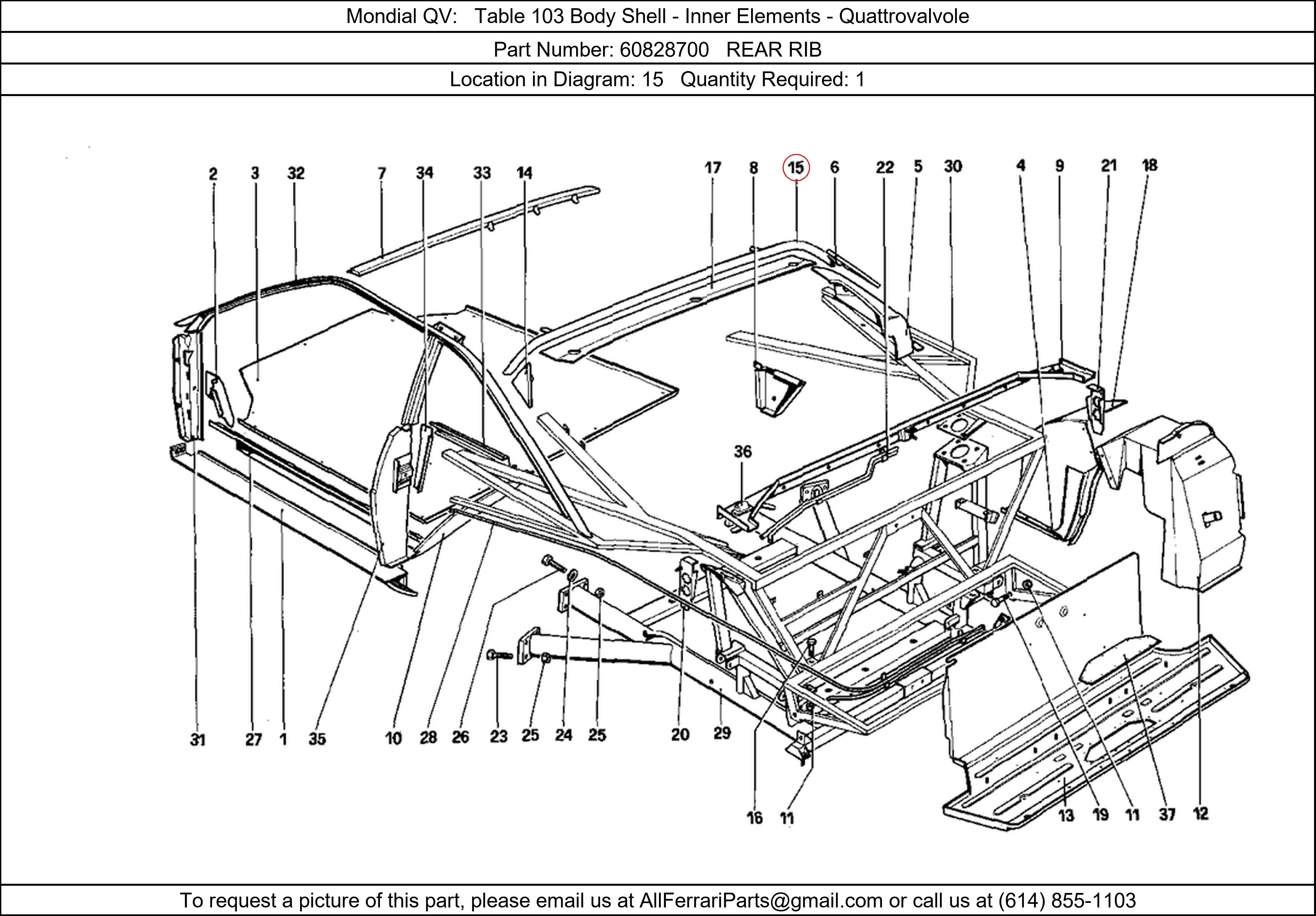 Ferrari Part 60828700