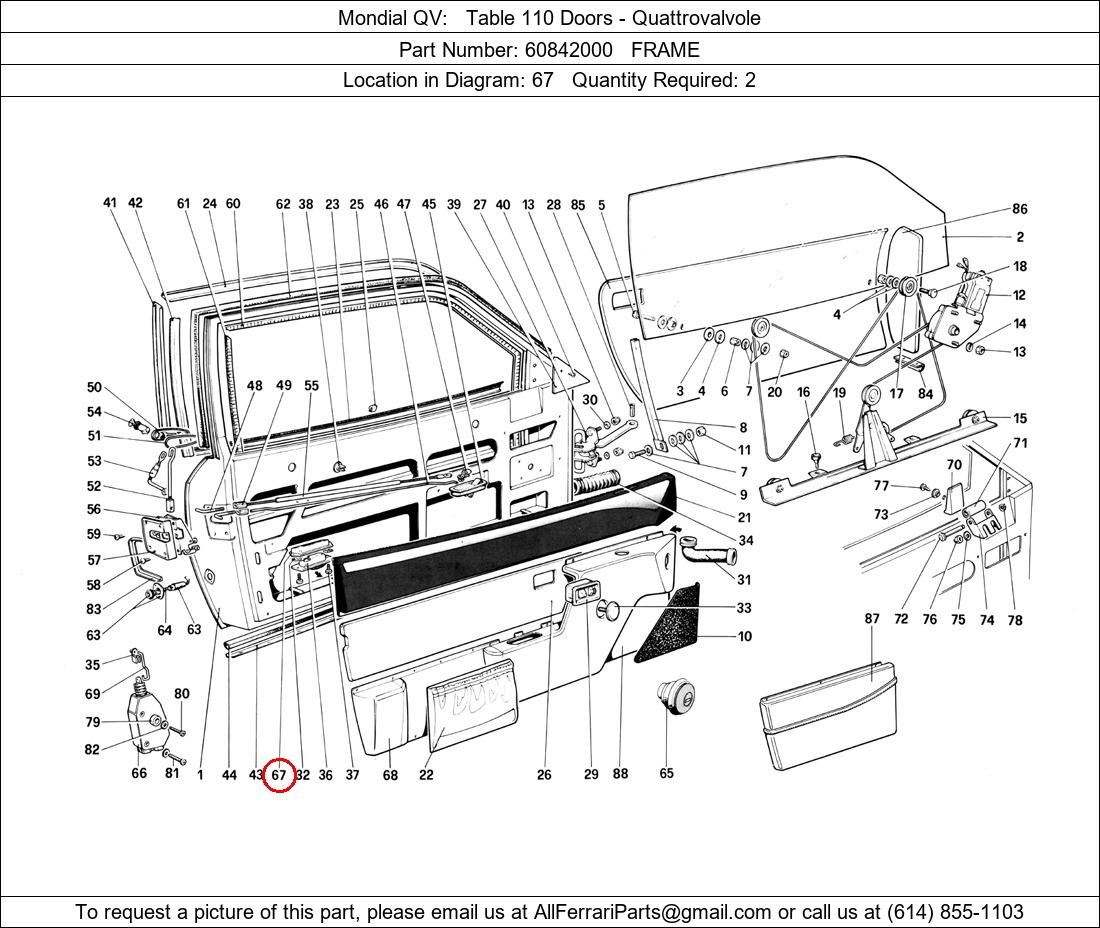 Ferrari Part 60842000