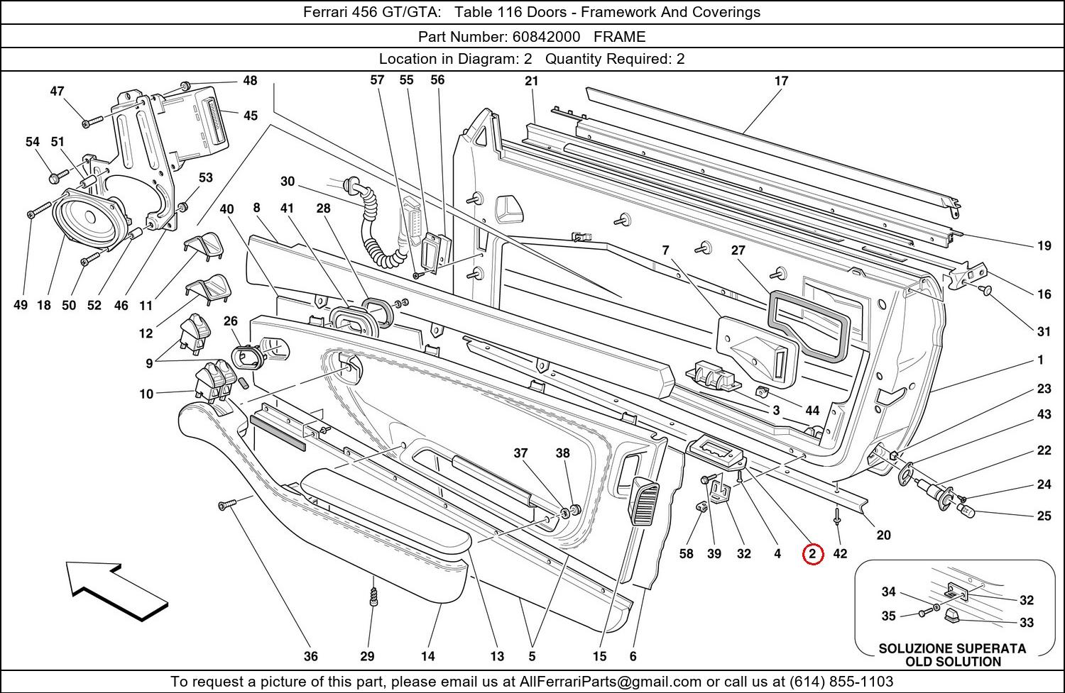 Ferrari Part 60842000