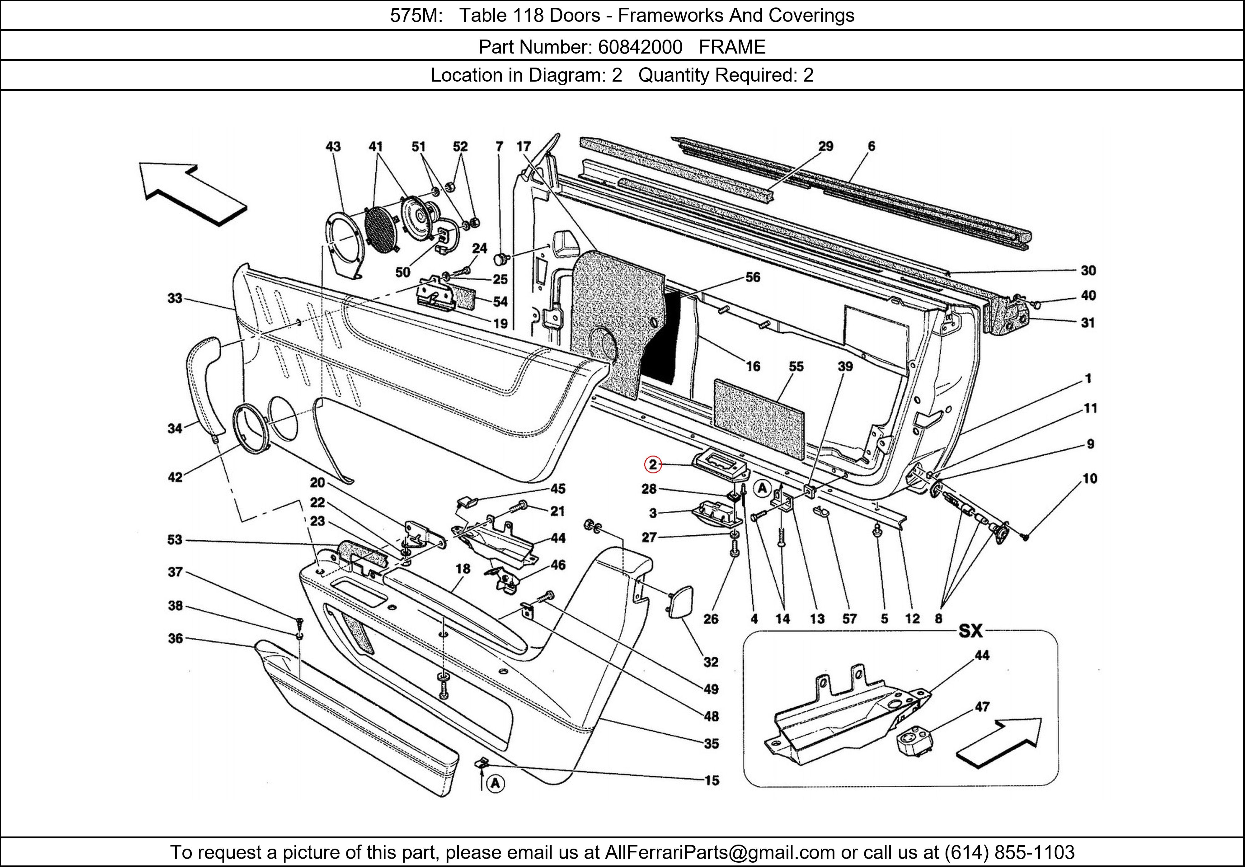 Ferrari Part 60842000