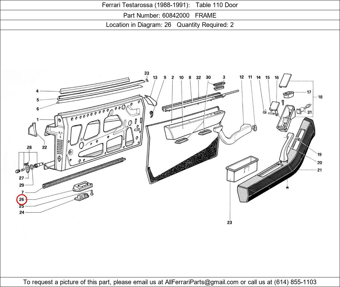 Ferrari Part 60842000