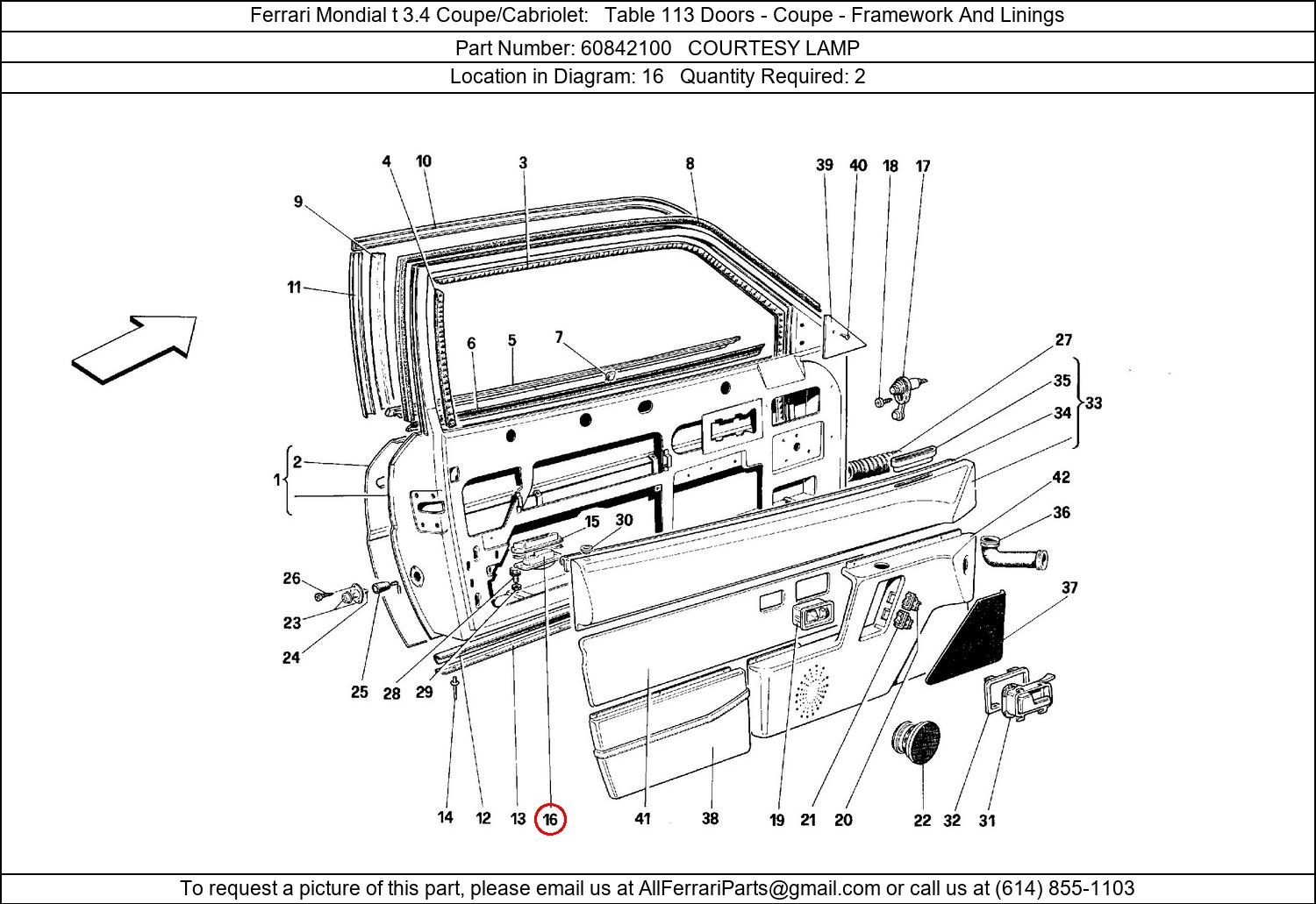 Ferrari Part 60842100