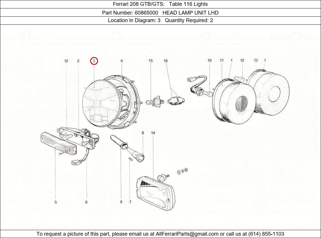 Ferrari Part 60865000