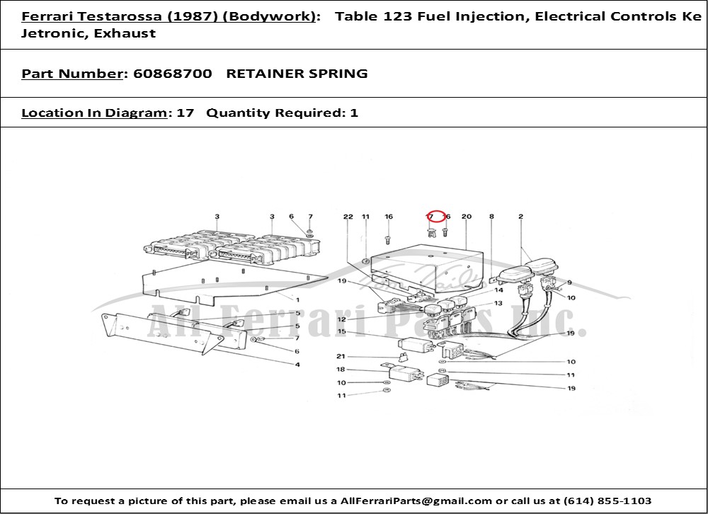 Ferrari Part 60868700