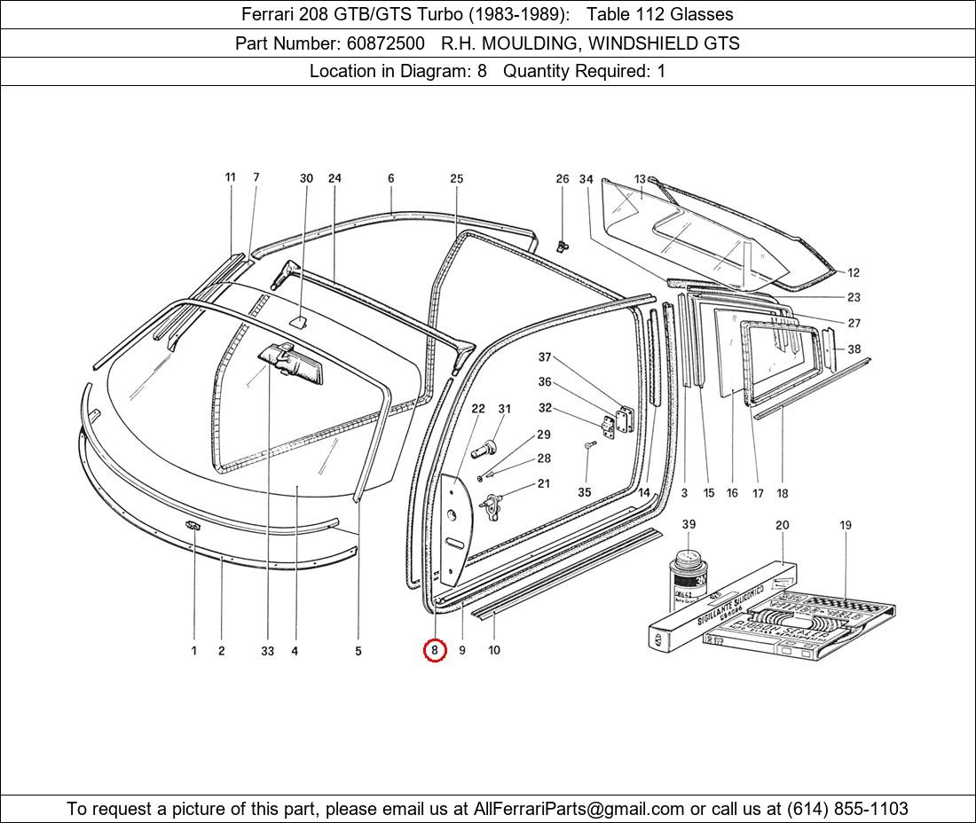 Ferrari Part 60872500