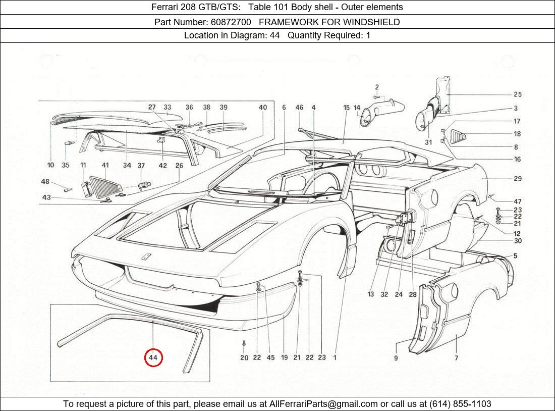 Ferrari Part 60872700