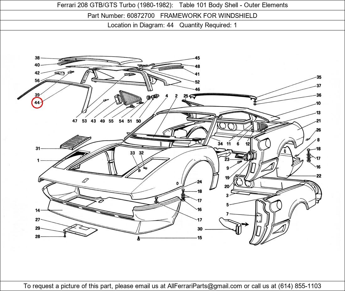 Ferrari Part 60872700