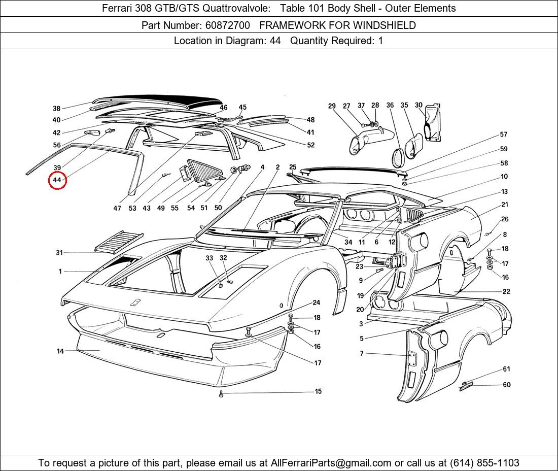 Ferrari Part 60872700