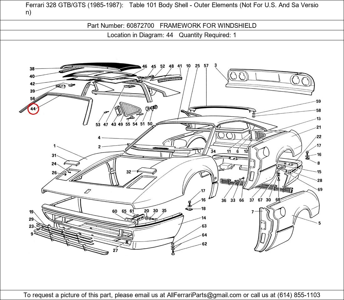 Ferrari Part 60872700