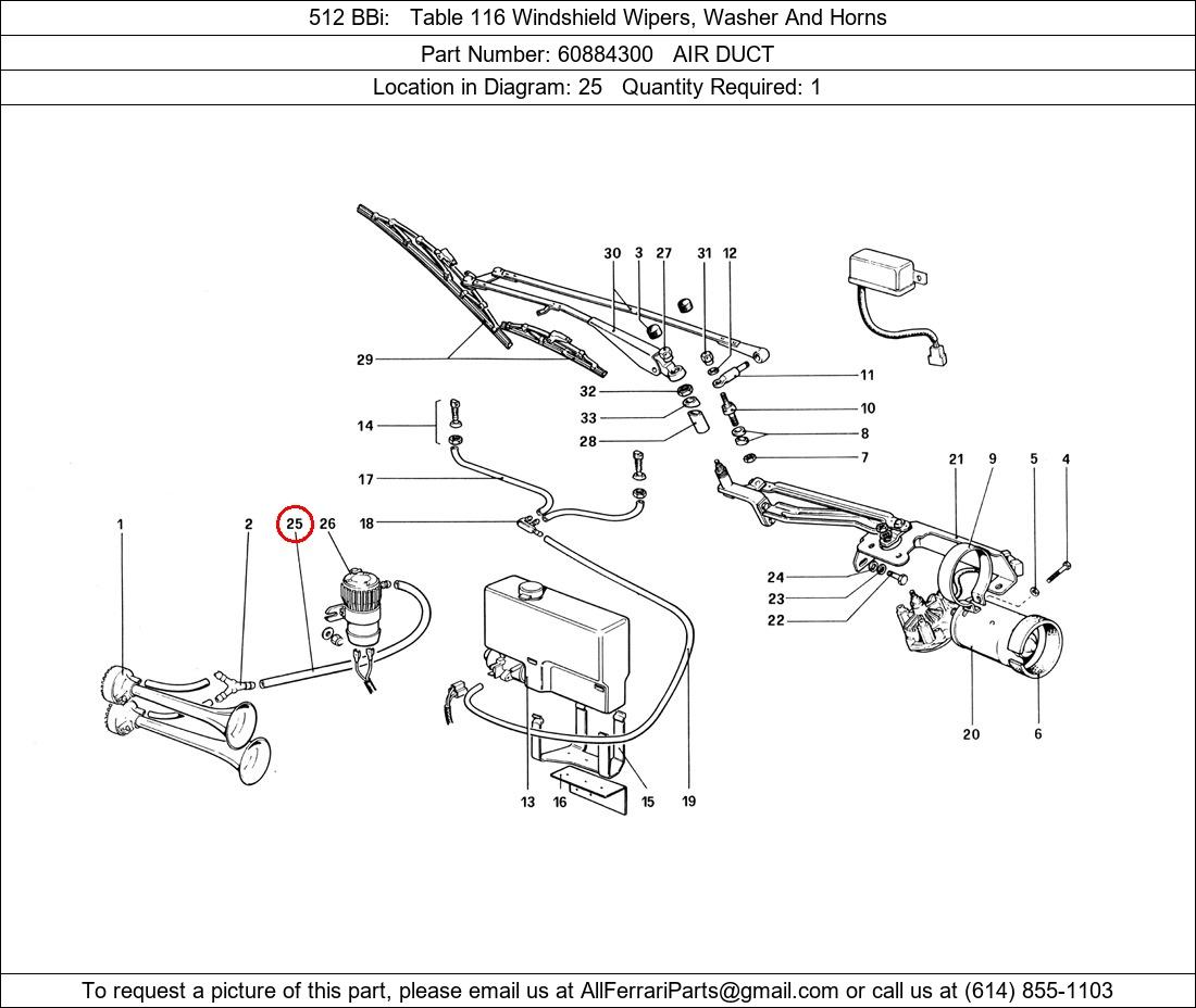 Ferrari Part 60884300