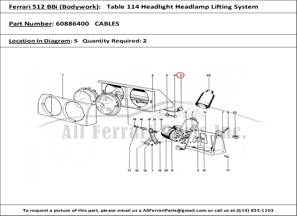 Ferrari Part 60886400