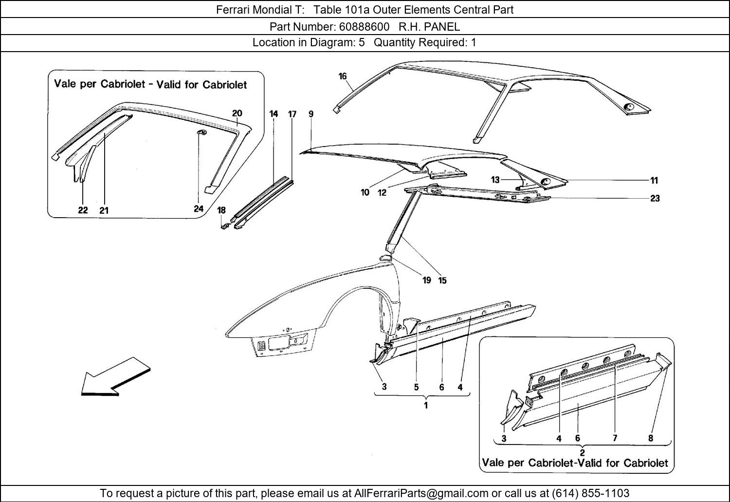 Ferrari Part 60888600