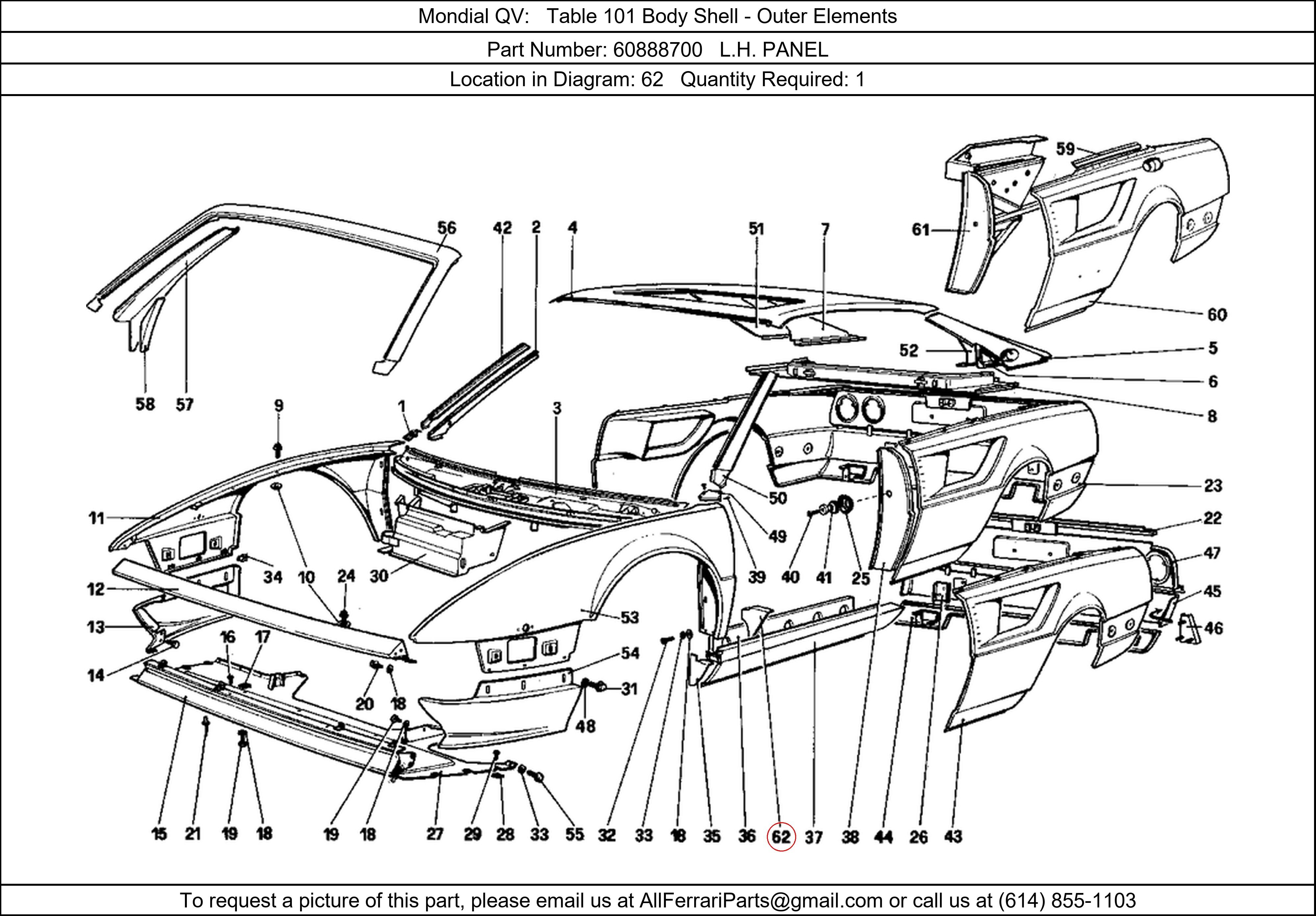 Ferrari Part 60888700