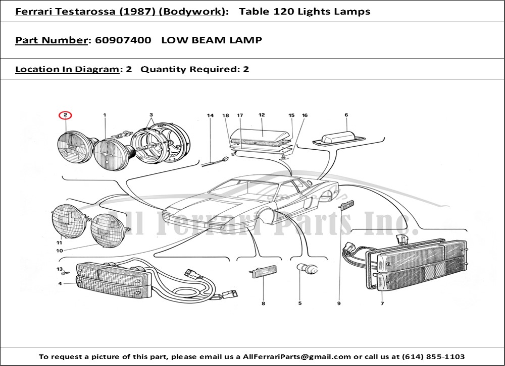 Ferrari Part 60907400