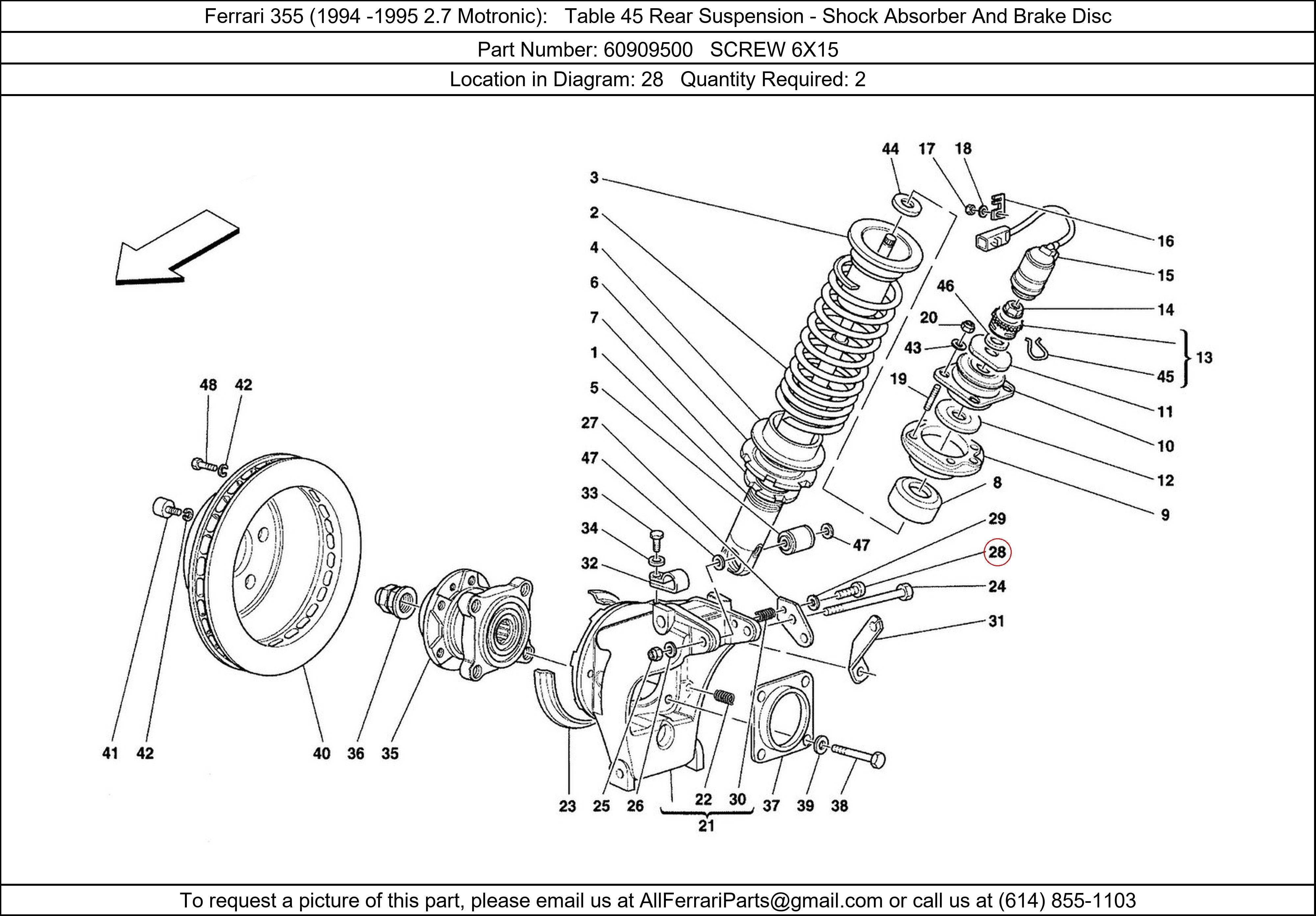 Ferrari Part 60909500