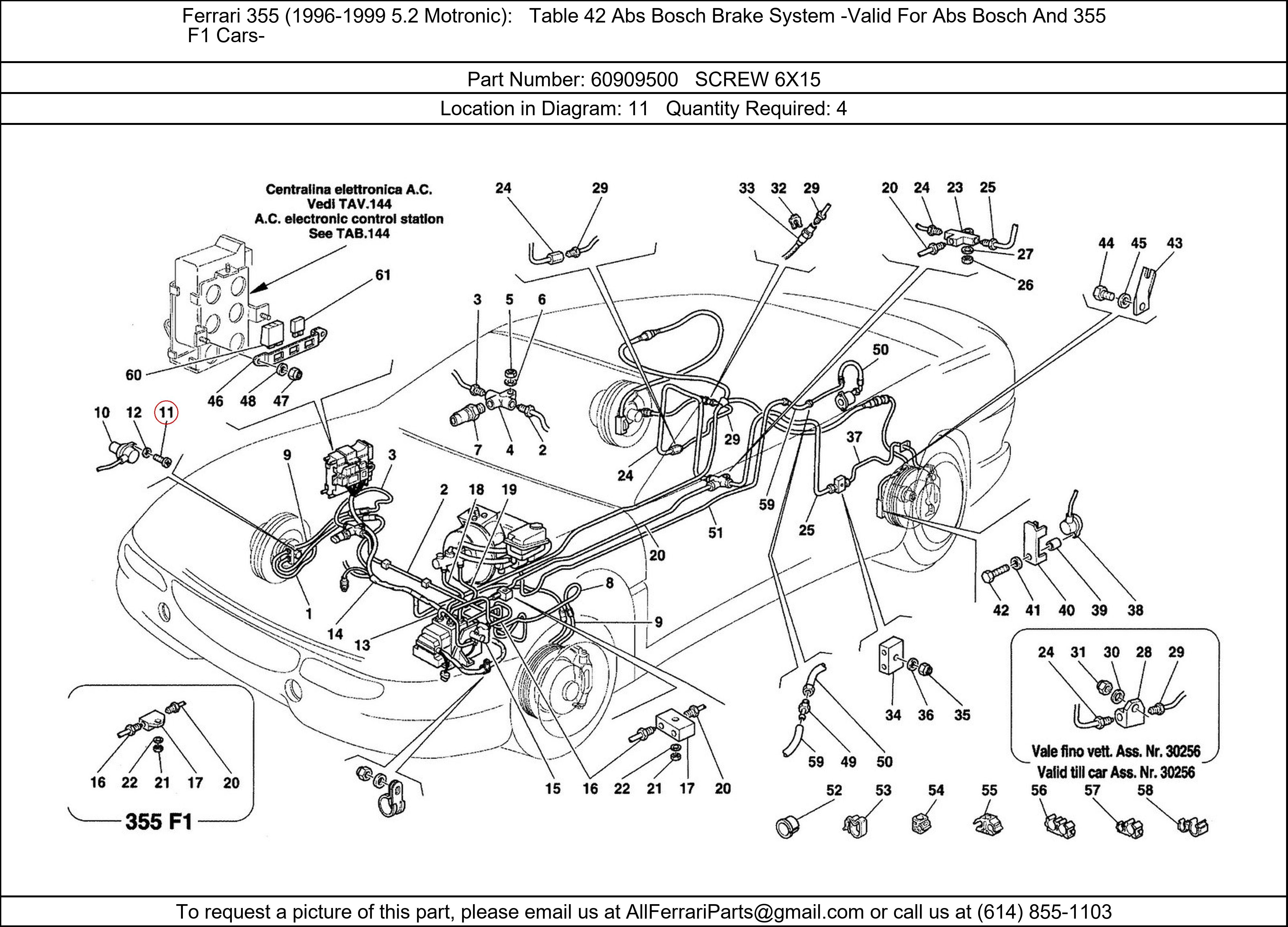 Ferrari Part 60909500