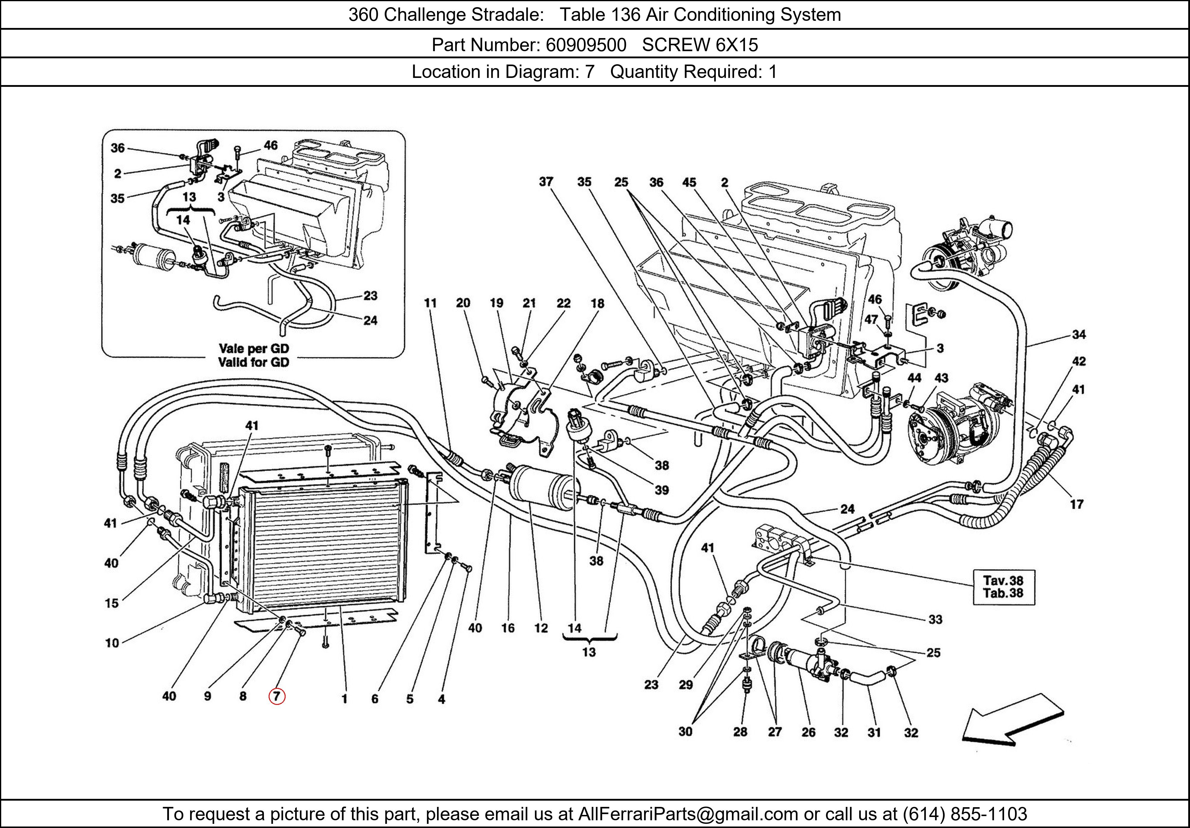 Ferrari Part 60909500