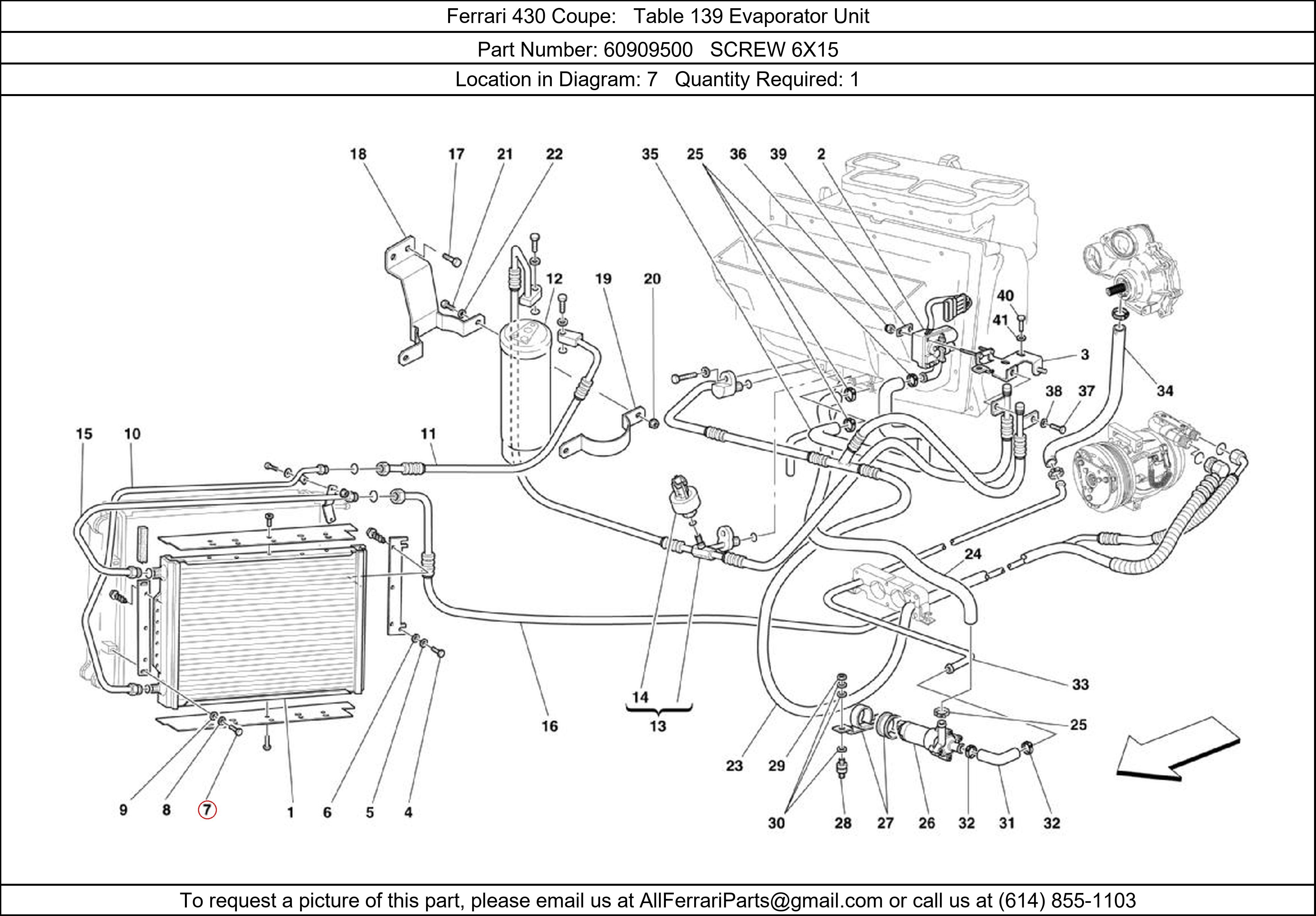 Ferrari Part 60909500