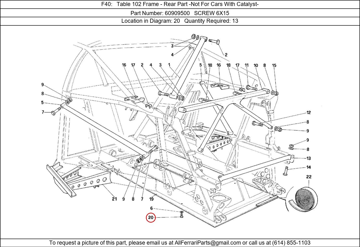 Ferrari Part 60909500