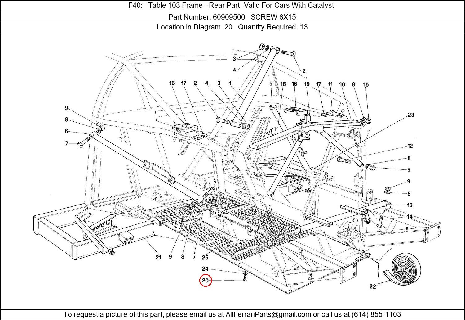 Ferrari Part 60909500