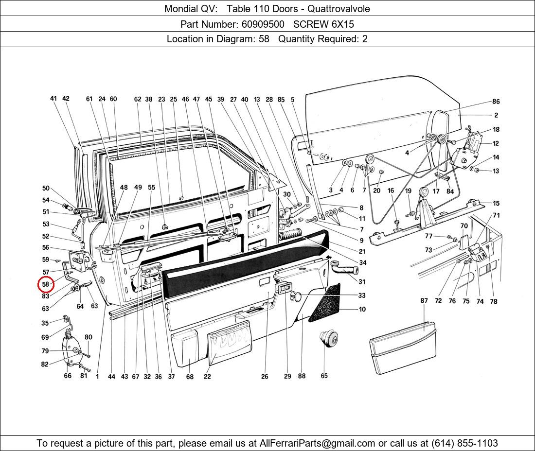 Ferrari Part 60909500