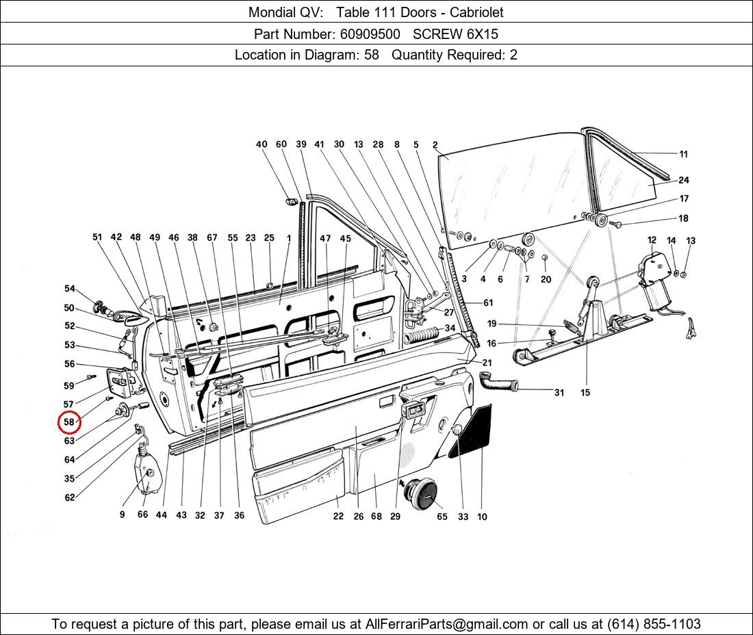 Ferrari Part 60909500