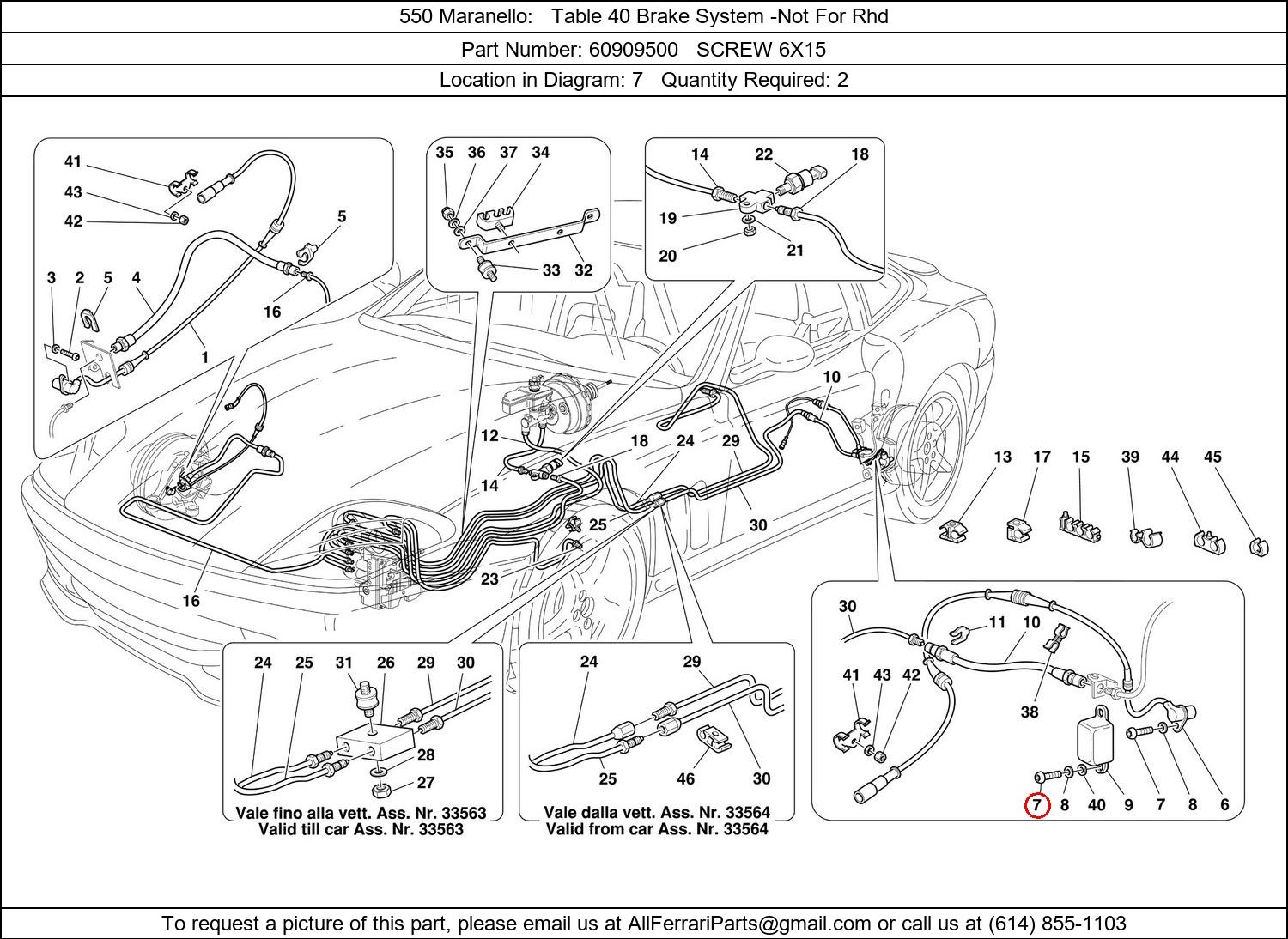 Ferrari Part 60909500