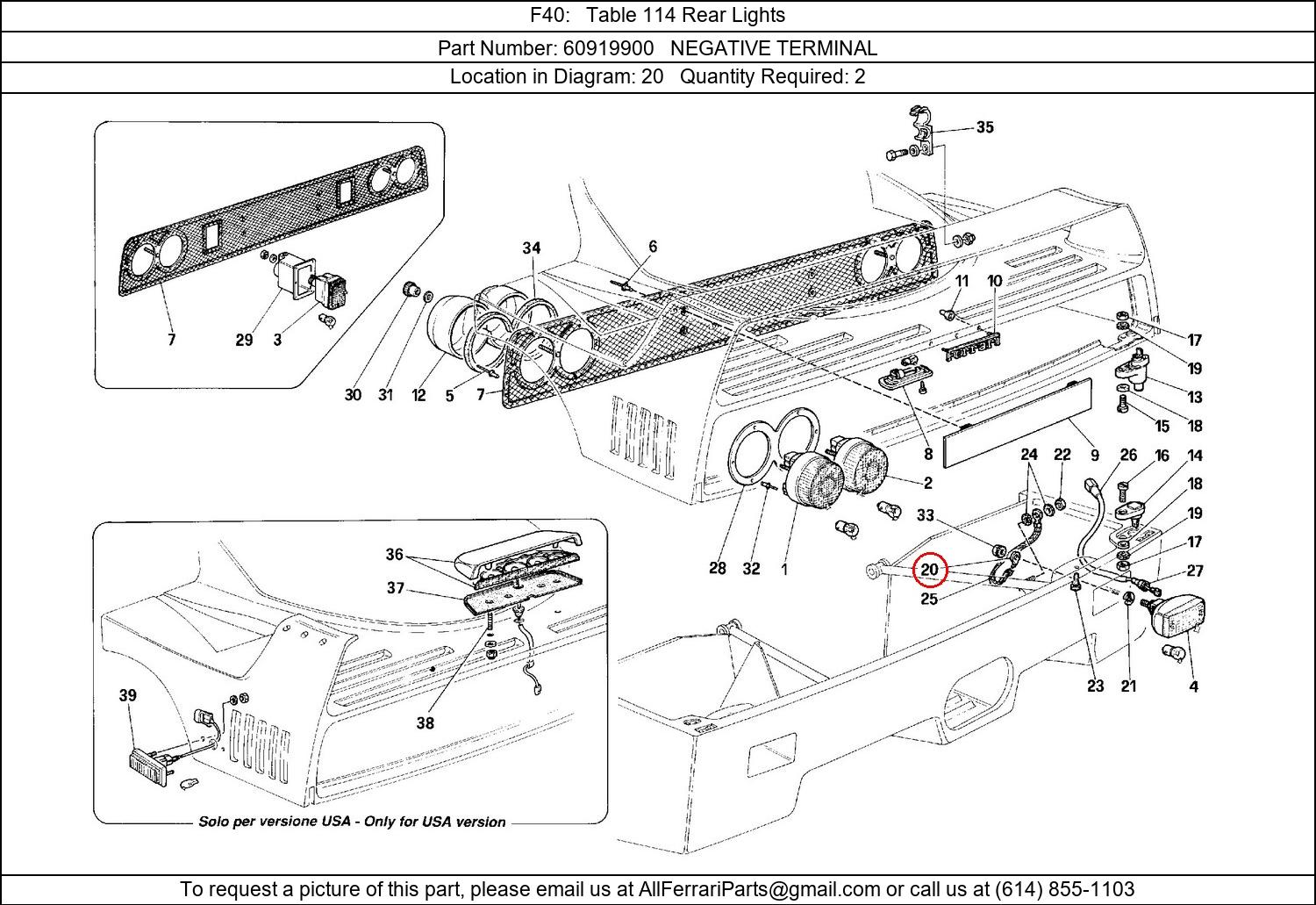 Ferrari Part 60919900