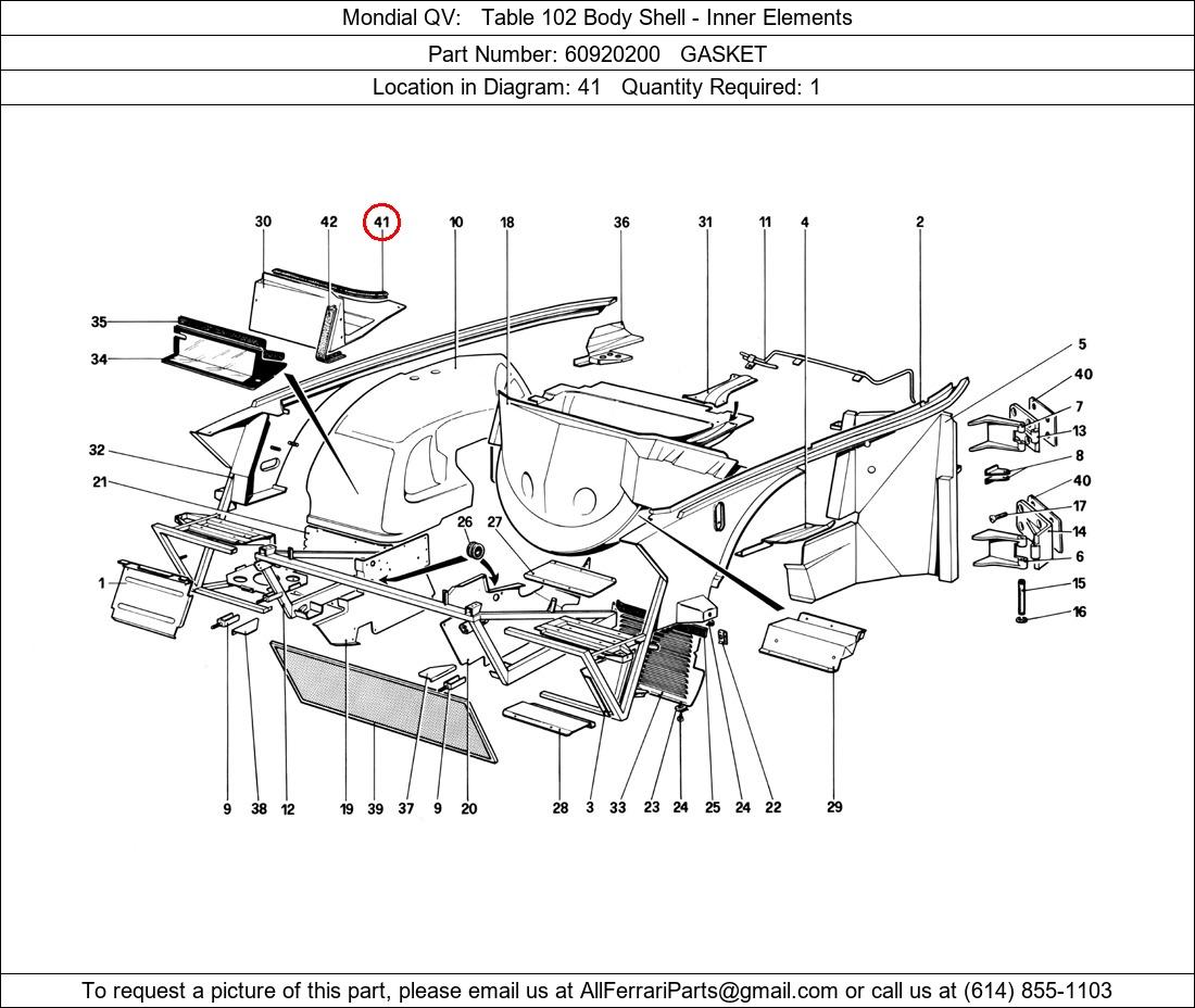 Ferrari Part 60920200