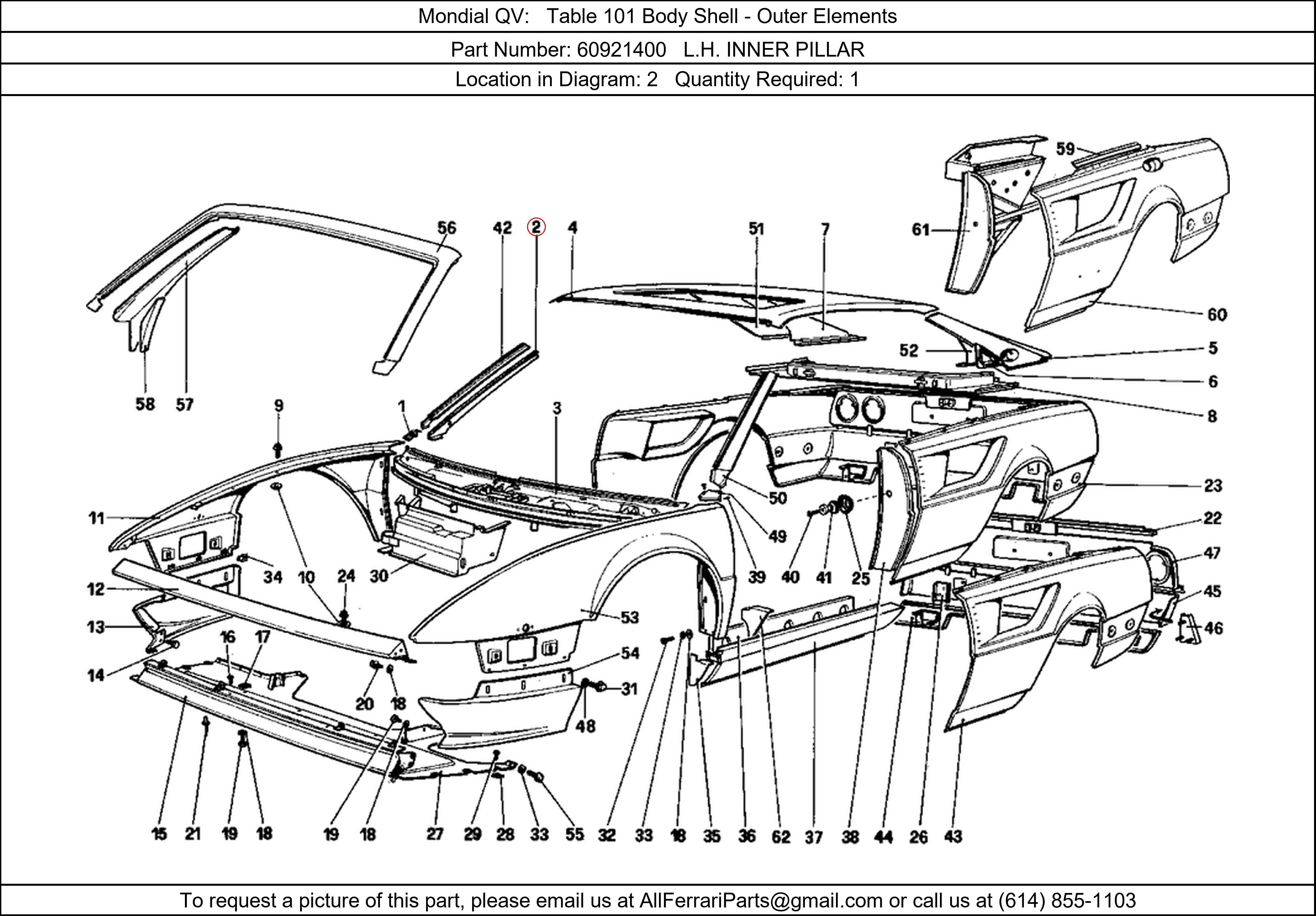 Ferrari Part 60921400