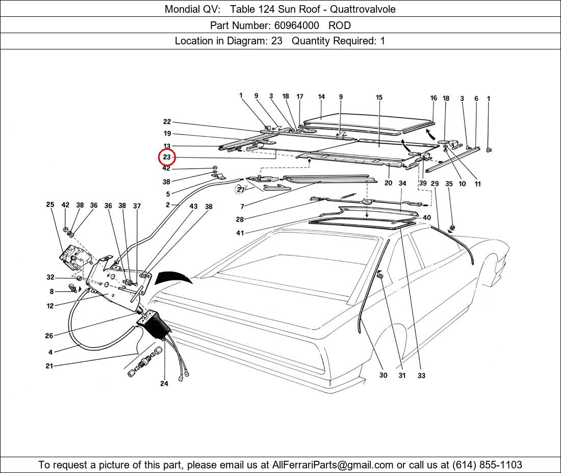 Ferrari Part 60964000