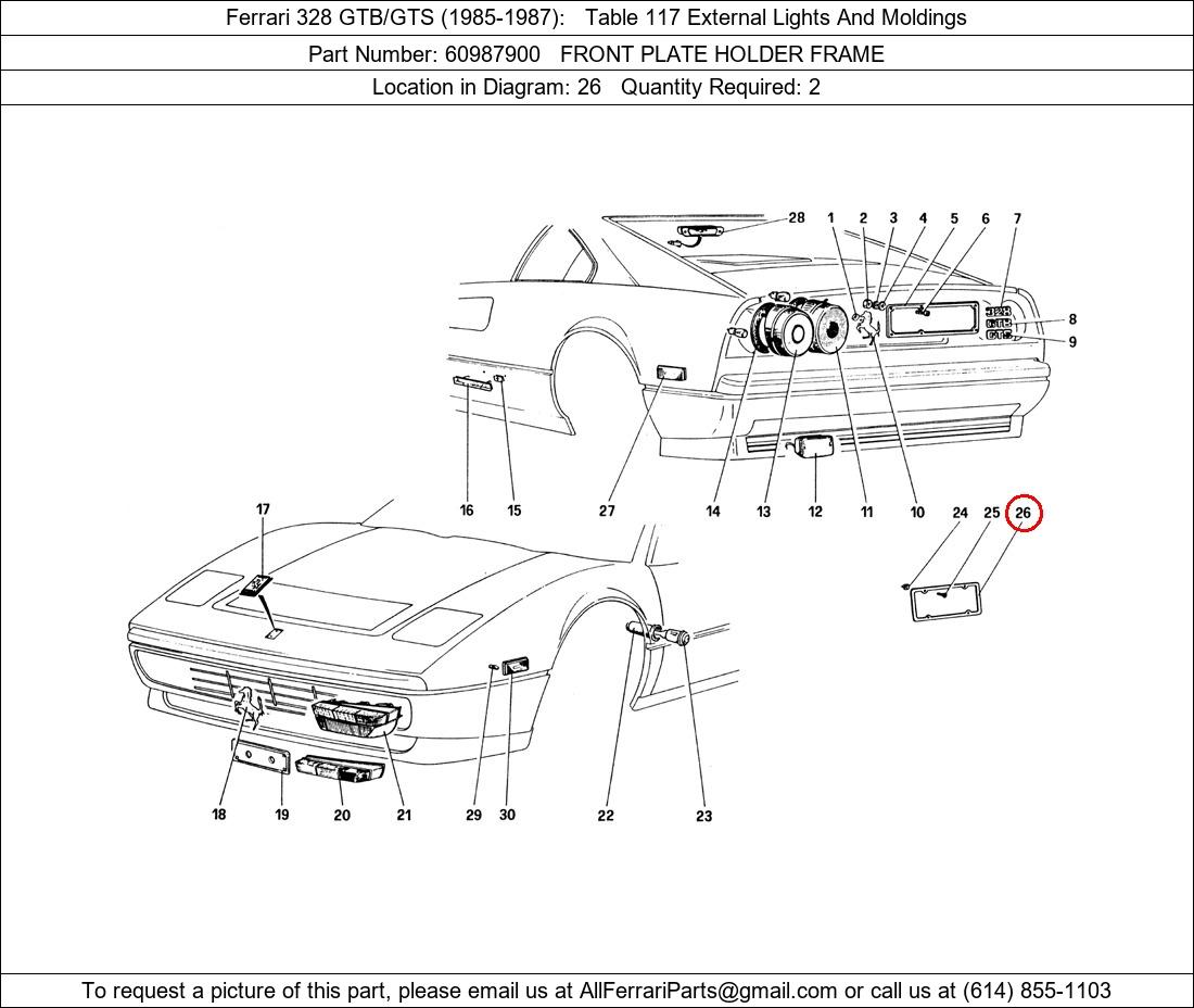 Ferrari Part 60987900