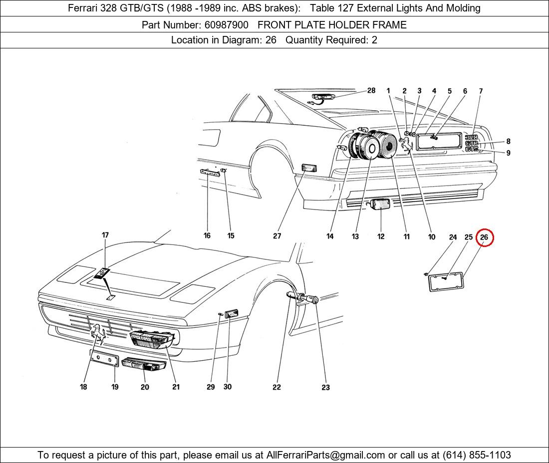 Ferrari Part 60987900