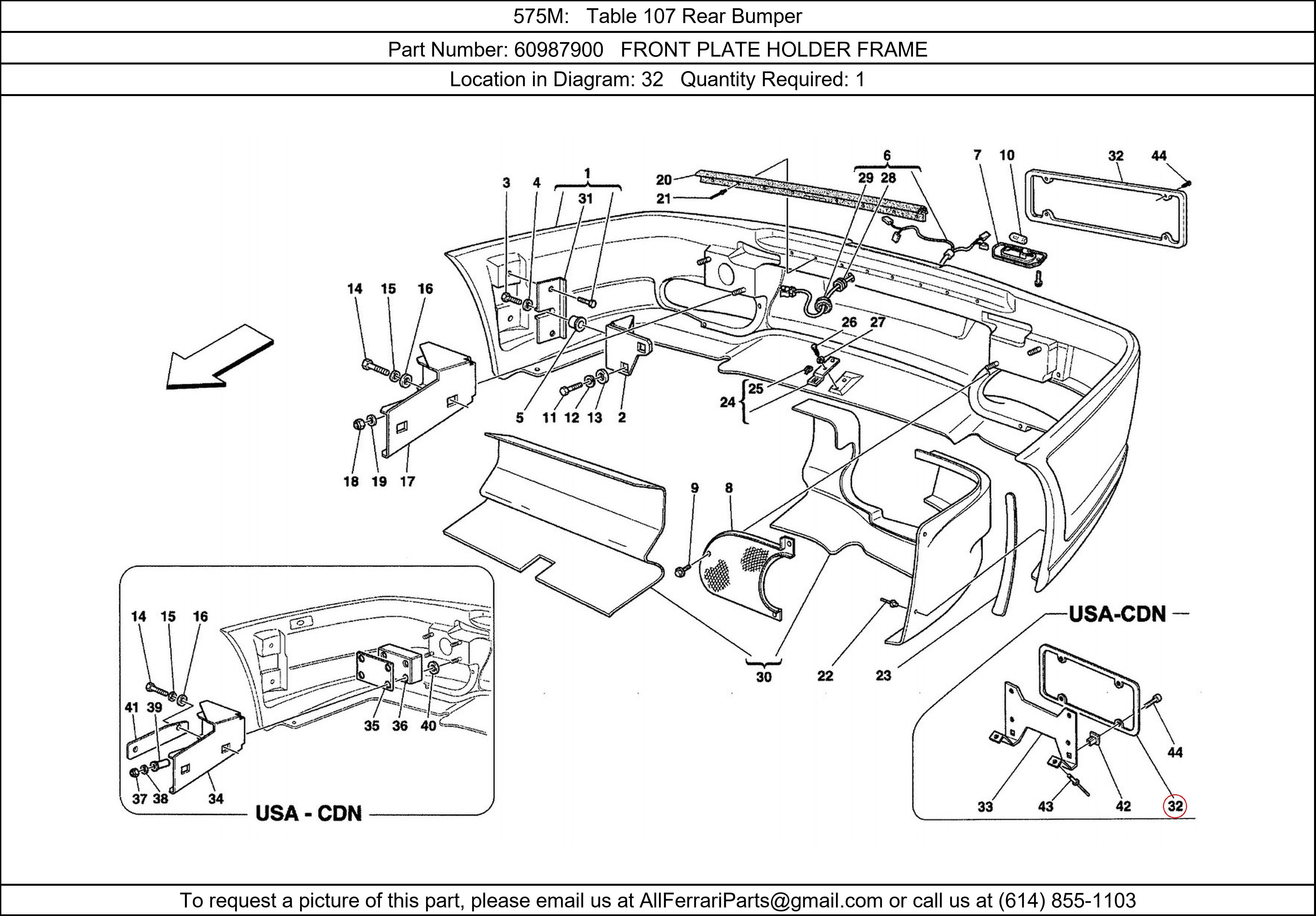 Ferrari Part 60987900