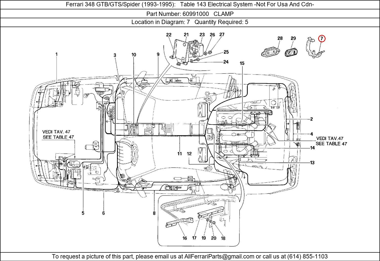 Ferrari Part 60991000