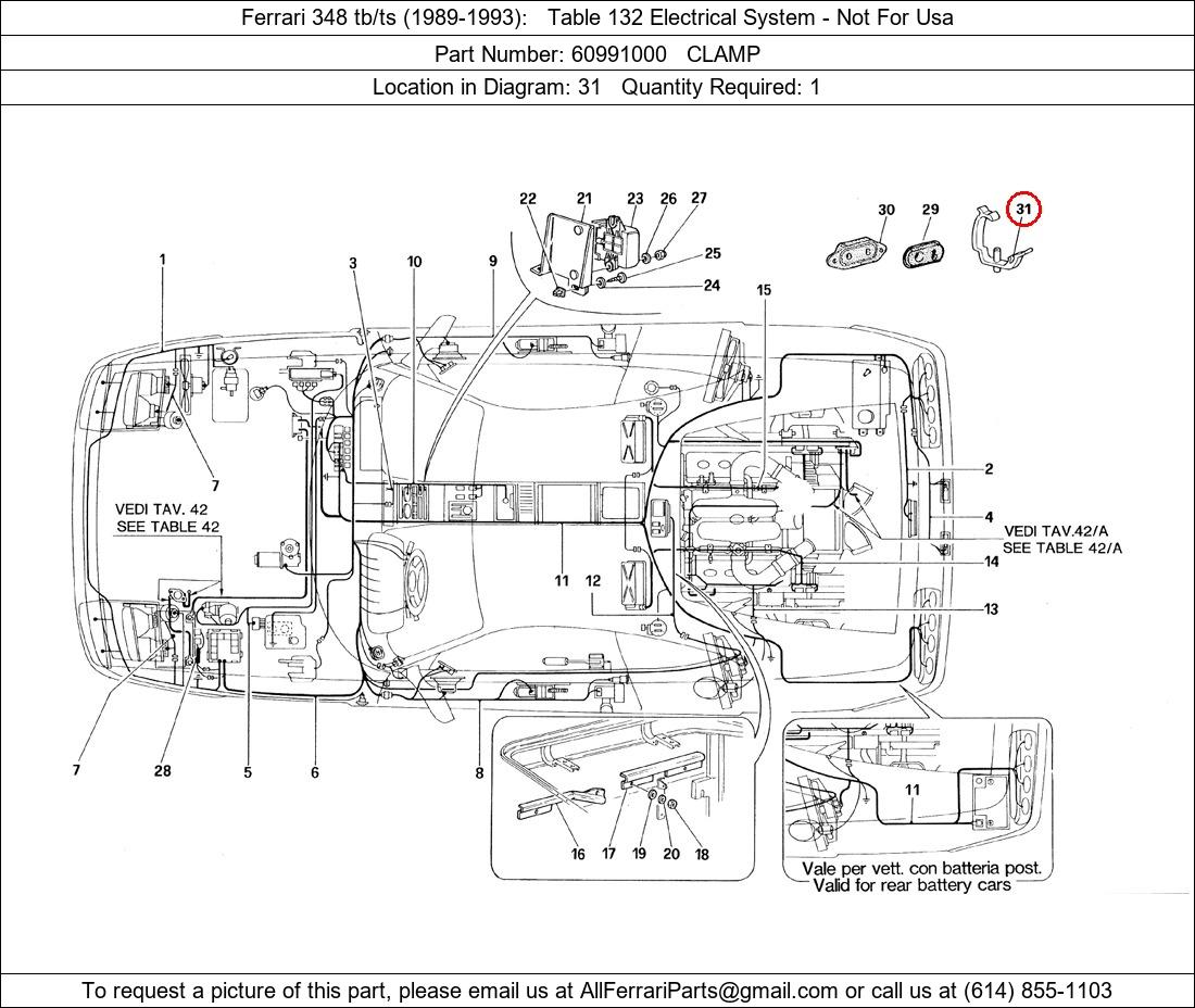 Ferrari Part 60991000