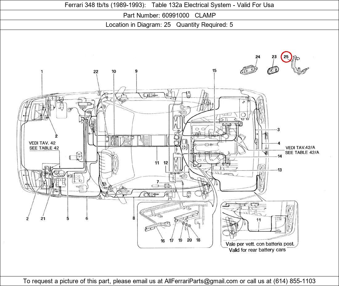 Ferrari Part 60991000