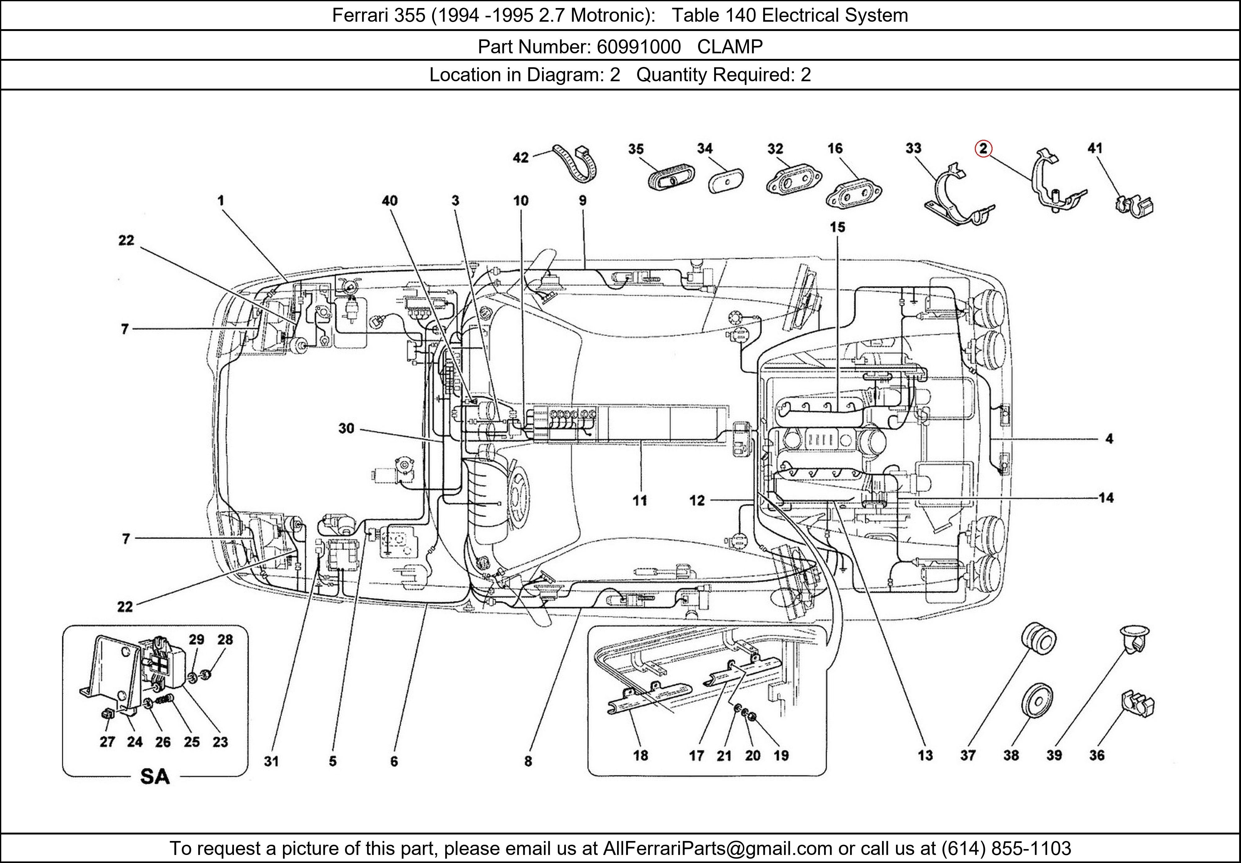 Ferrari Part 60991000