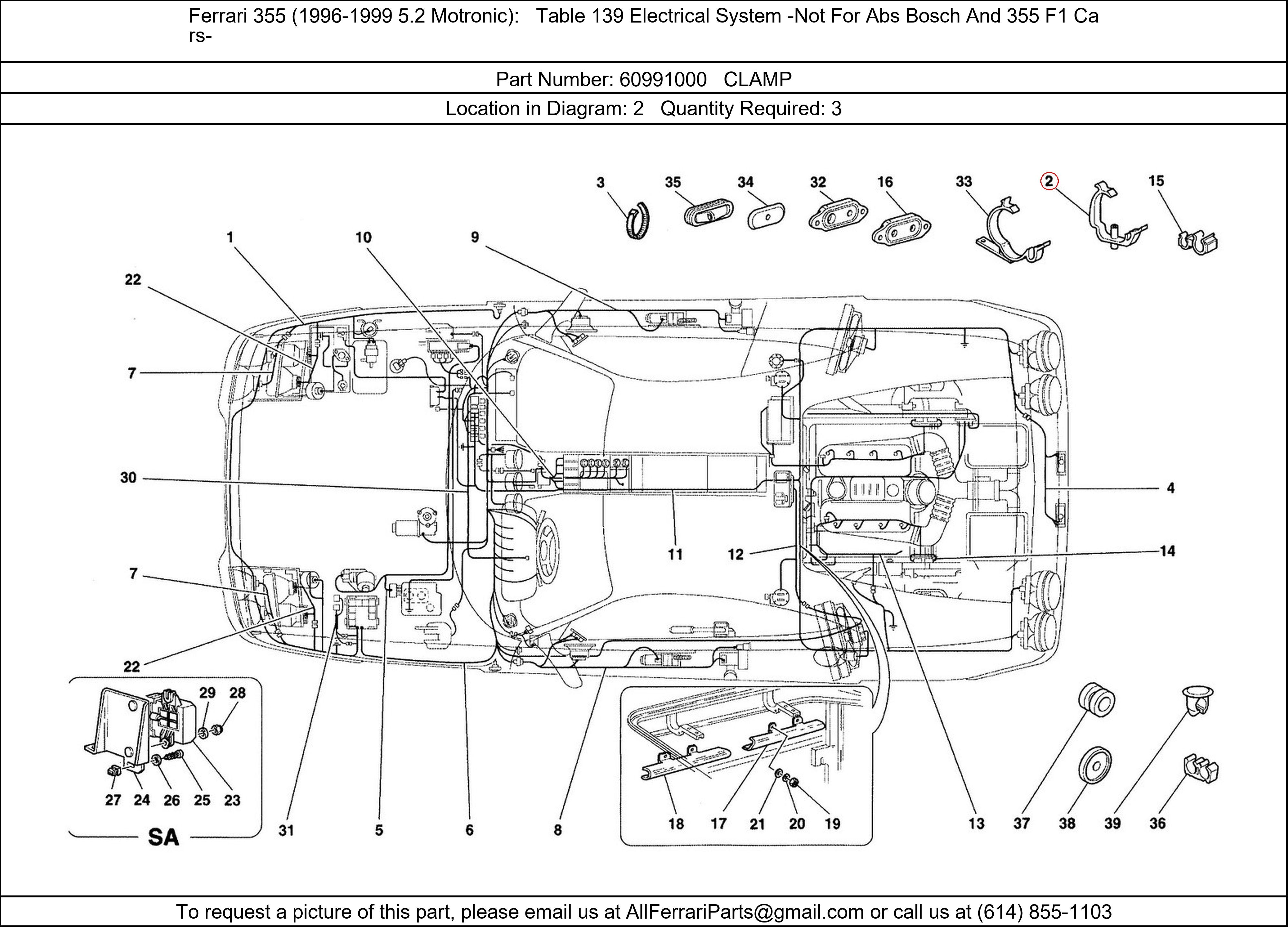 Ferrari Part 60991000