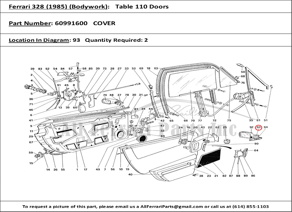 Ferrari Part 60991600