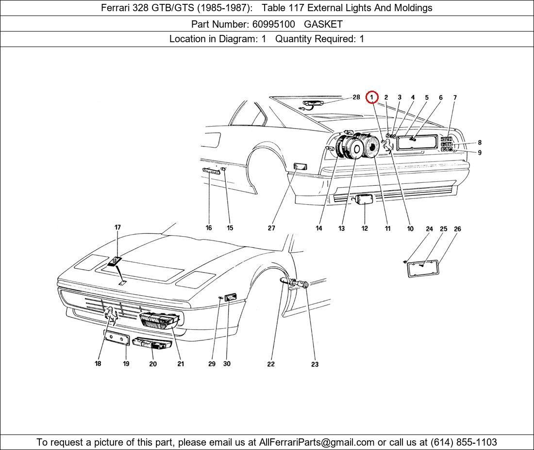 Ferrari Part 60995100