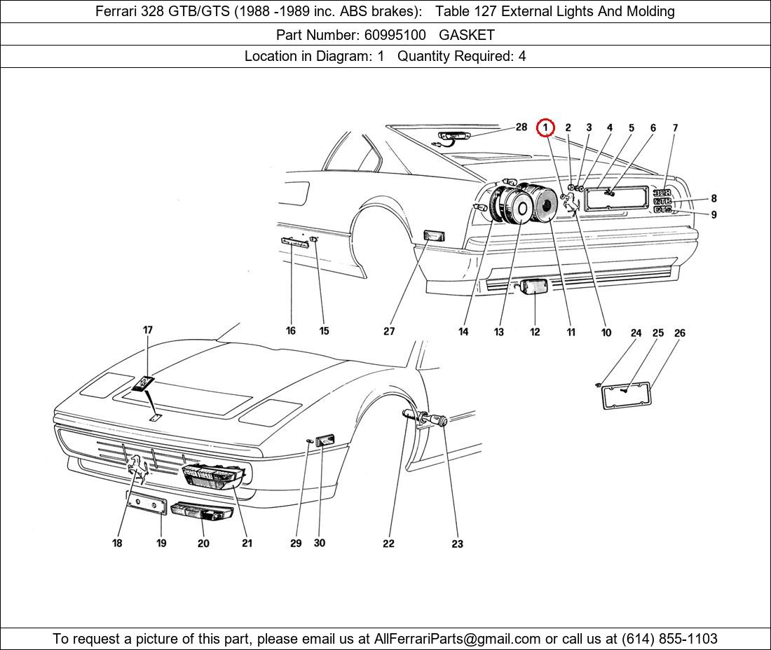 Ferrari Part 60995100