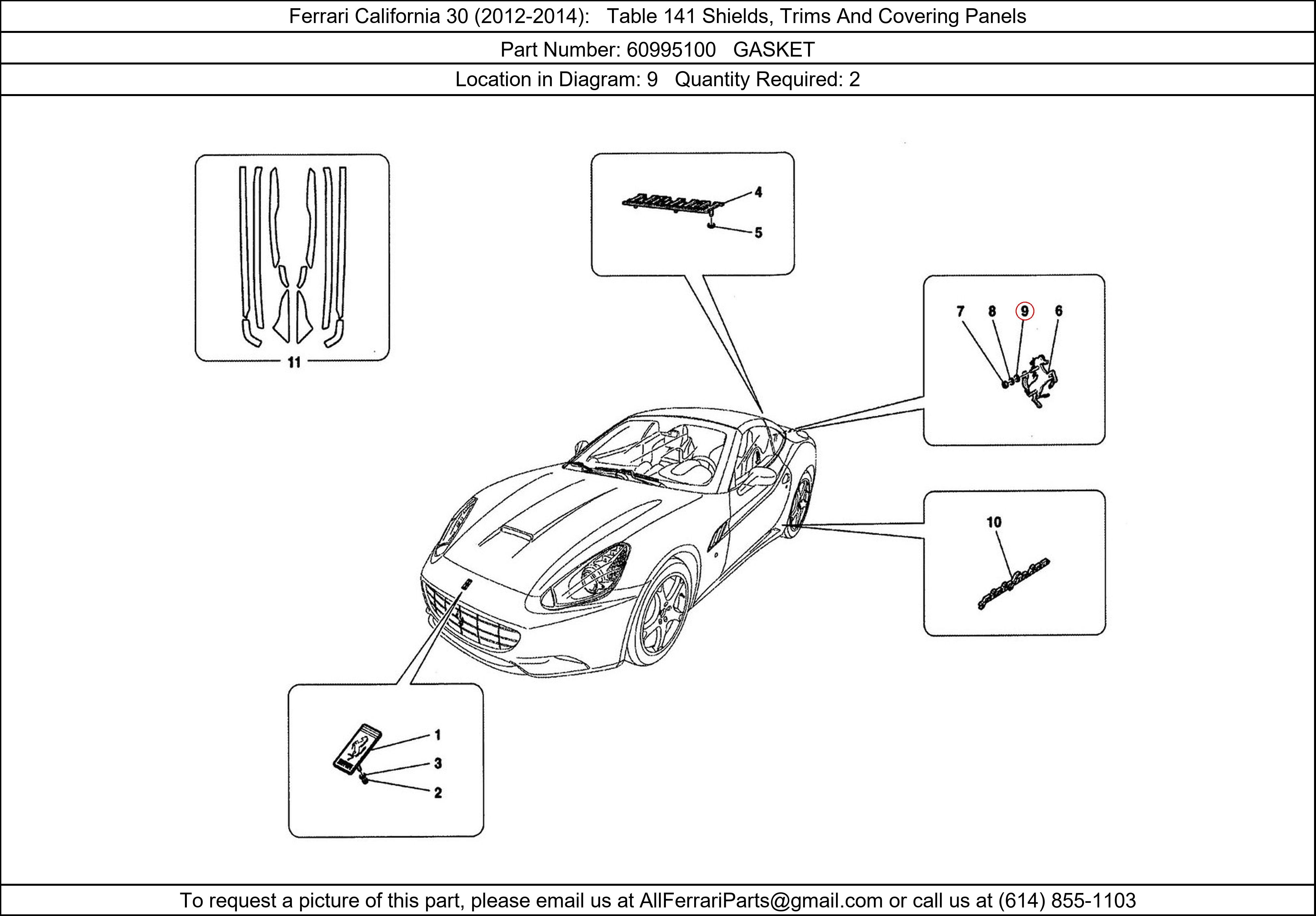 Ferrari Part 60995100