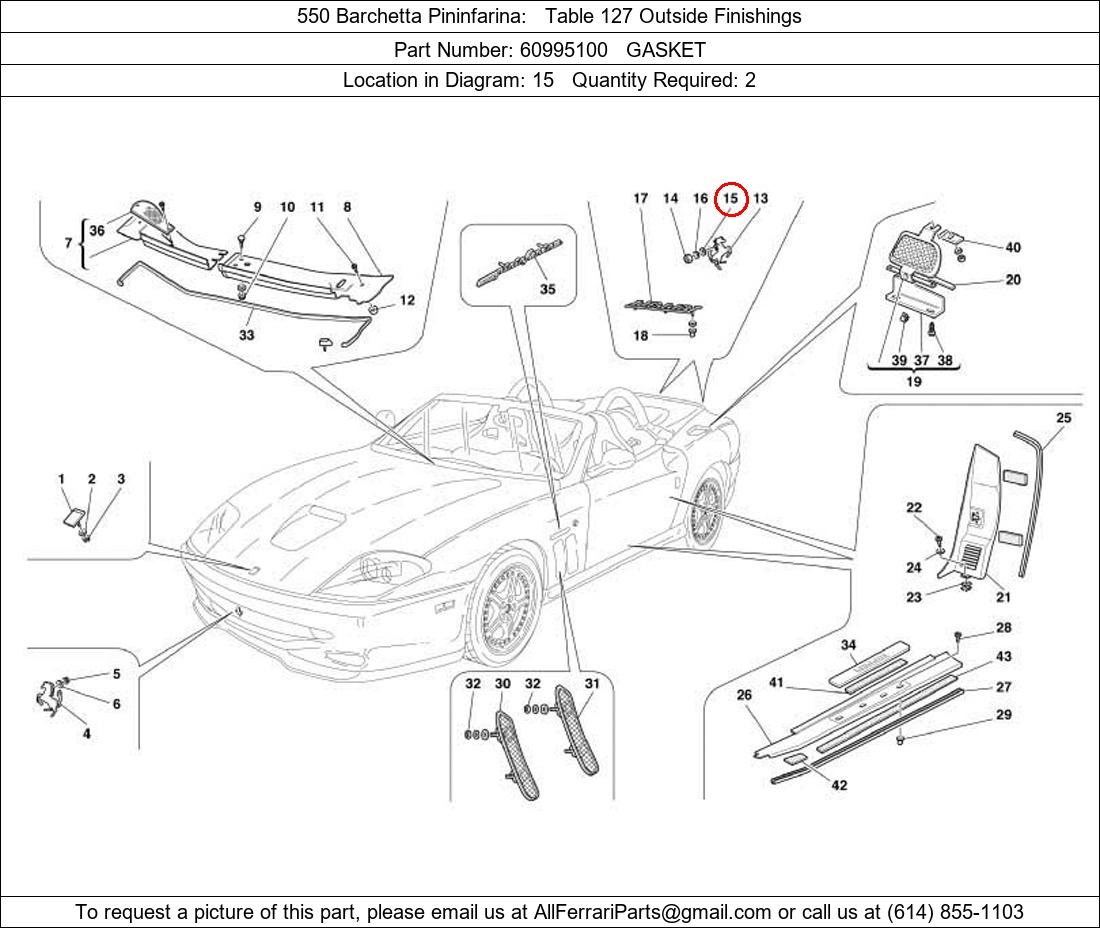 Ferrari Part 60995100