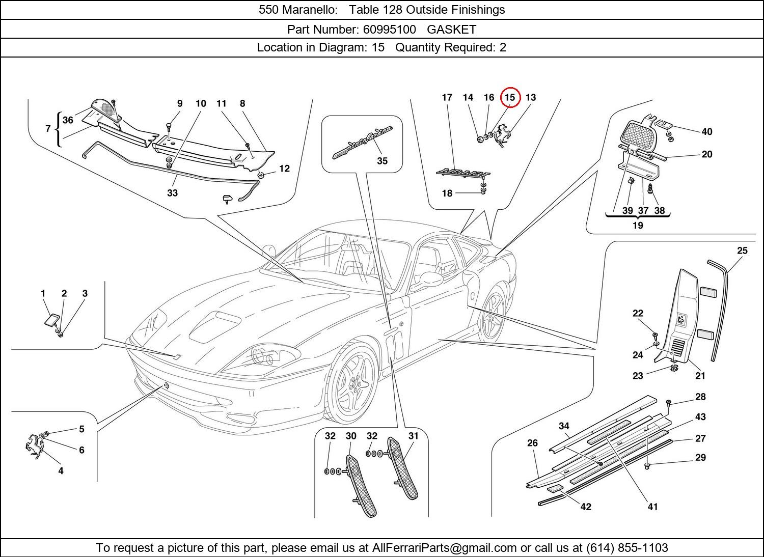 Ferrari Part 60995100