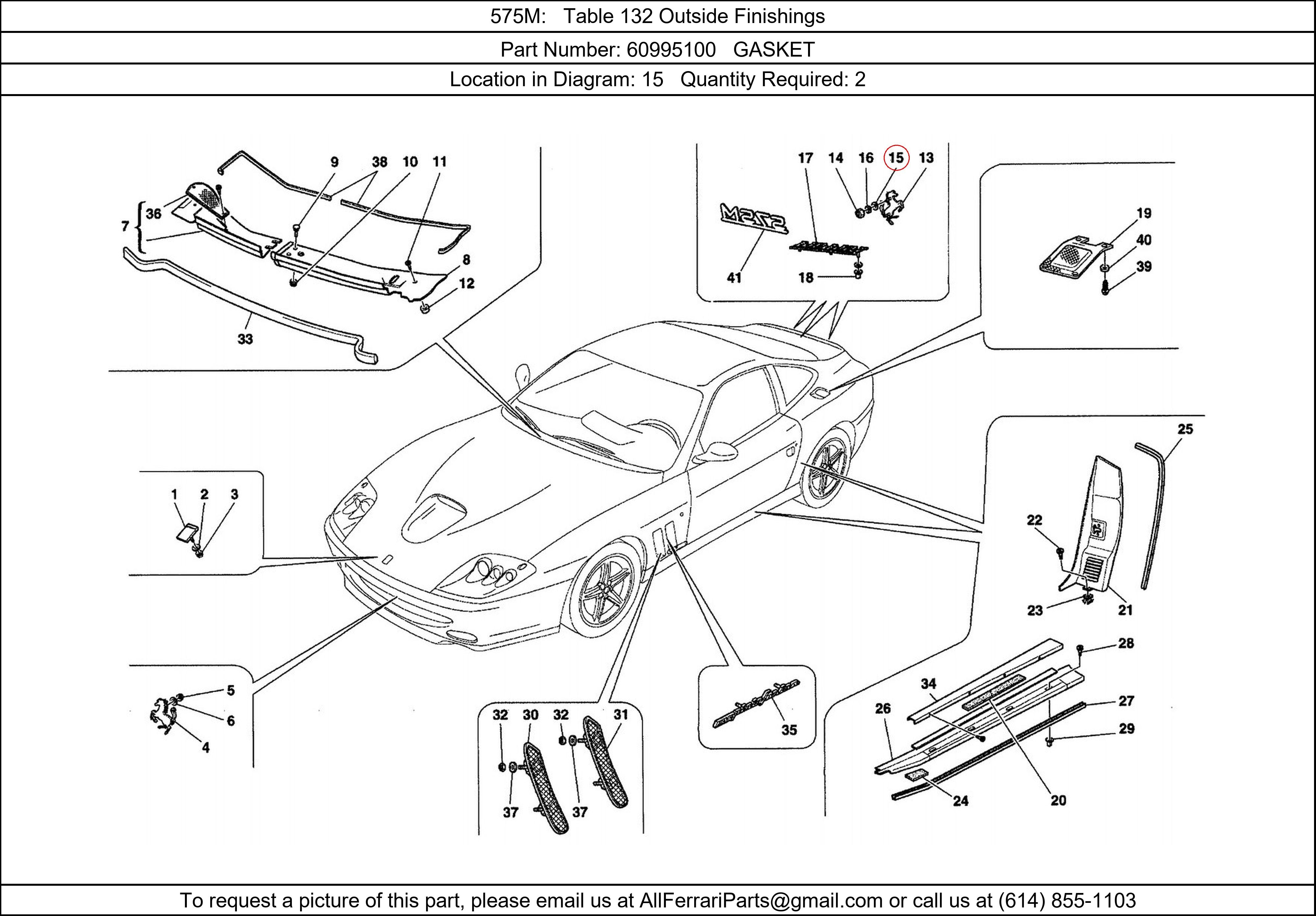 Ferrari Part 60995100