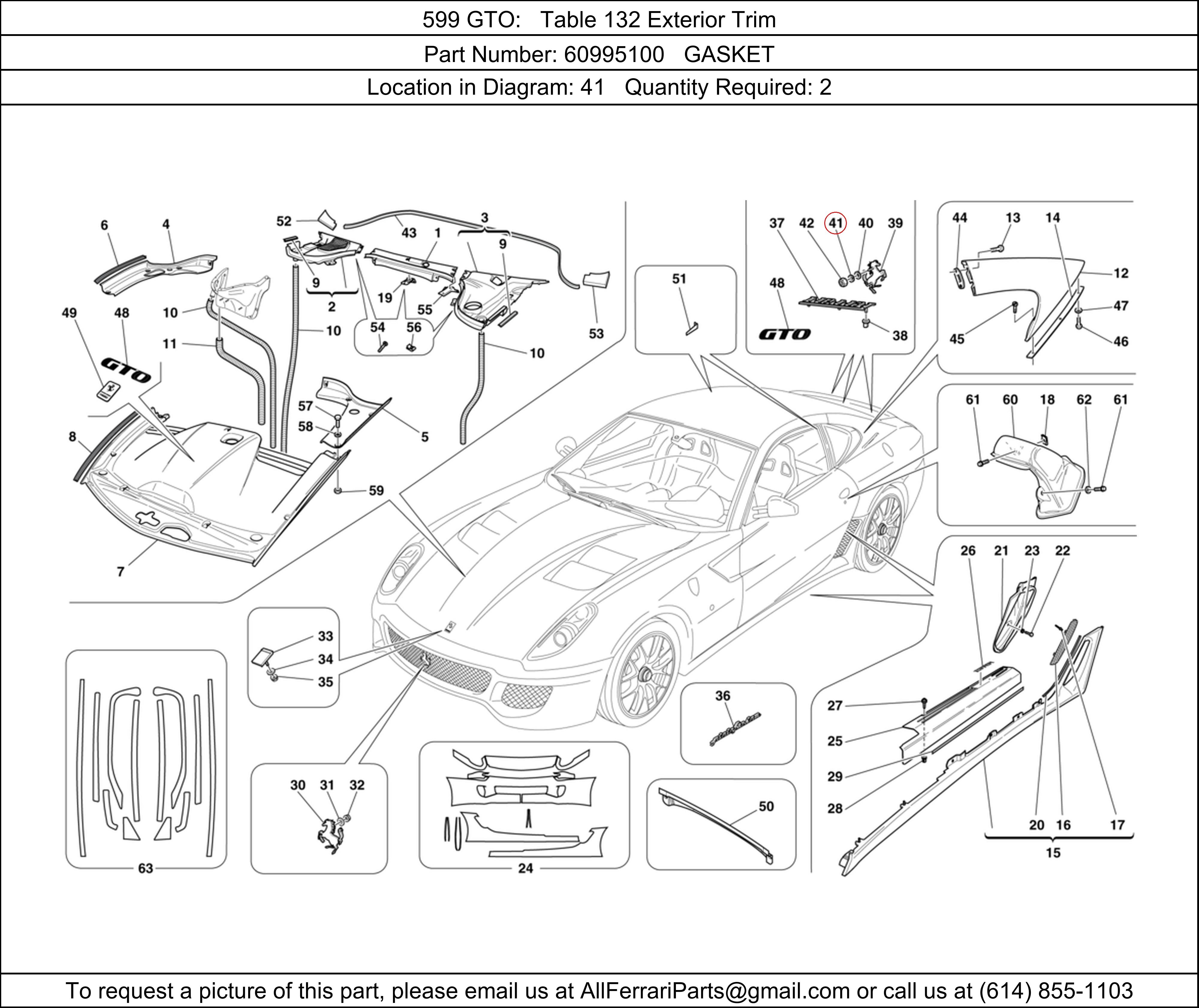 Ferrari Part 60995100