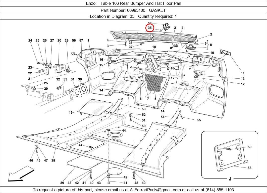 Ferrari Part 60995100