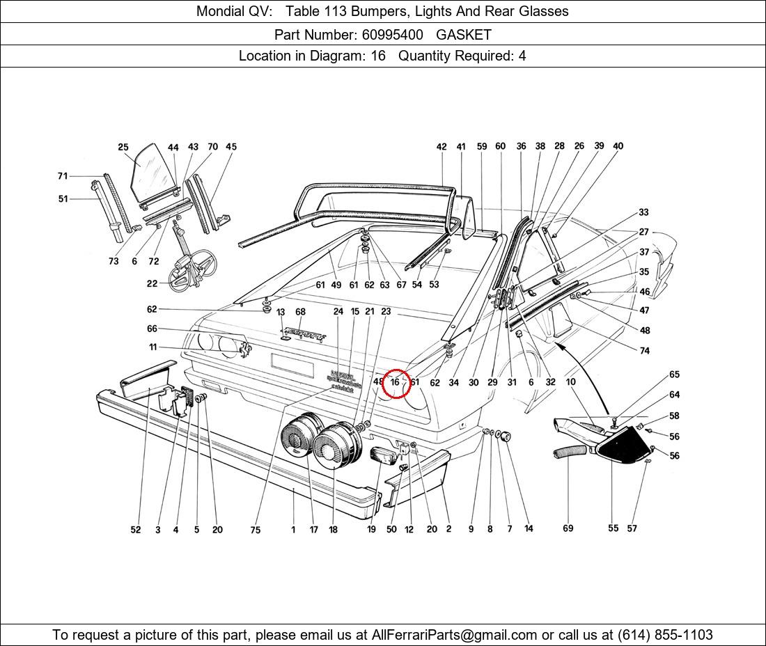 Ferrari Part 60995400